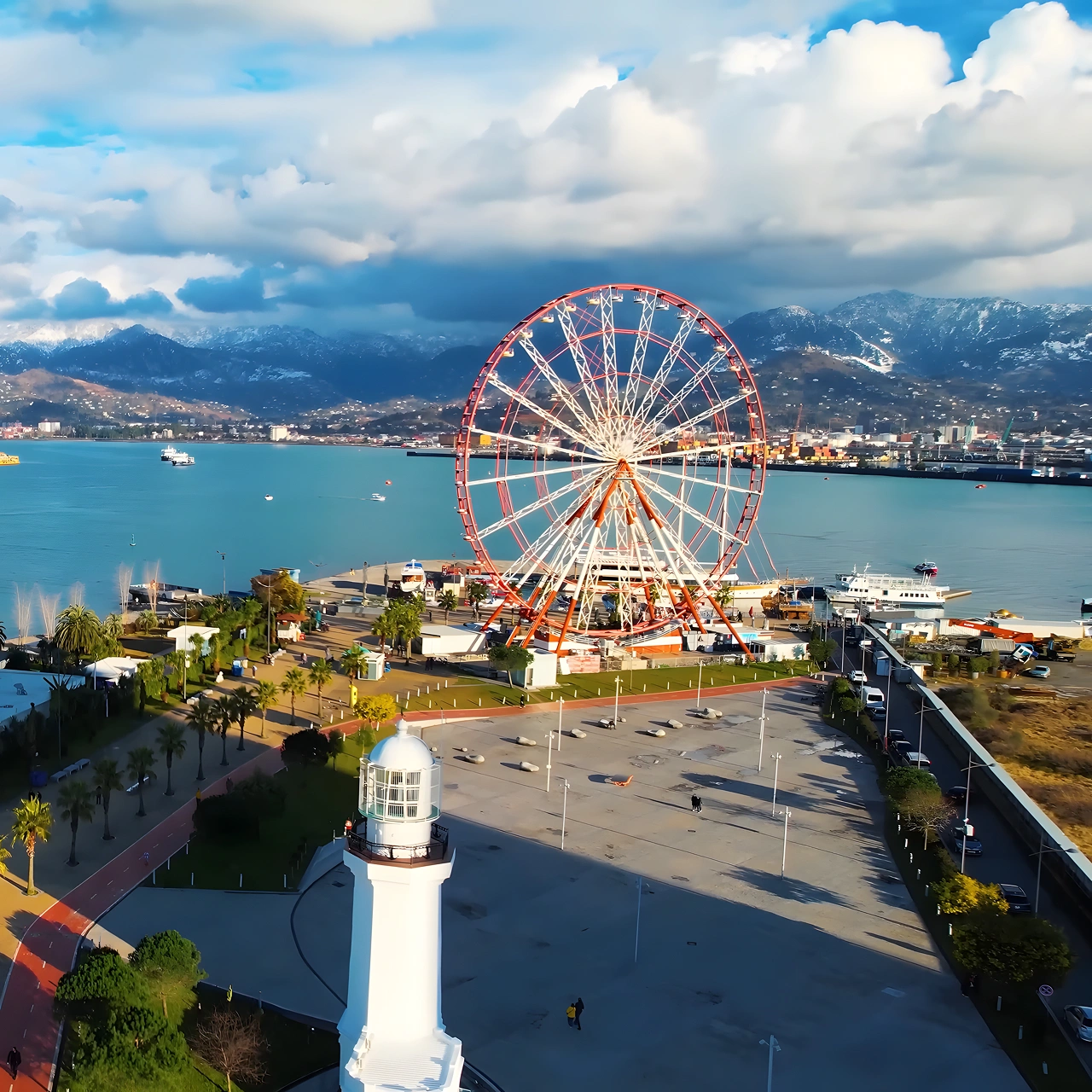 Batumi Promenade and Ferris Wheel